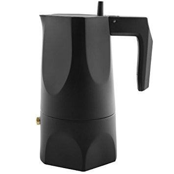 MT18/3 B Ossidian Espresso coffee maker black 3 cup