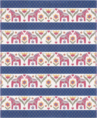 Blanket Organic Cotton 140x170cm - PARHÄSTAR