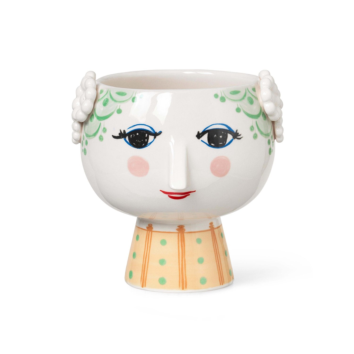 Bjørn Wiinblad Eva Flowerpot on Base, Light Green