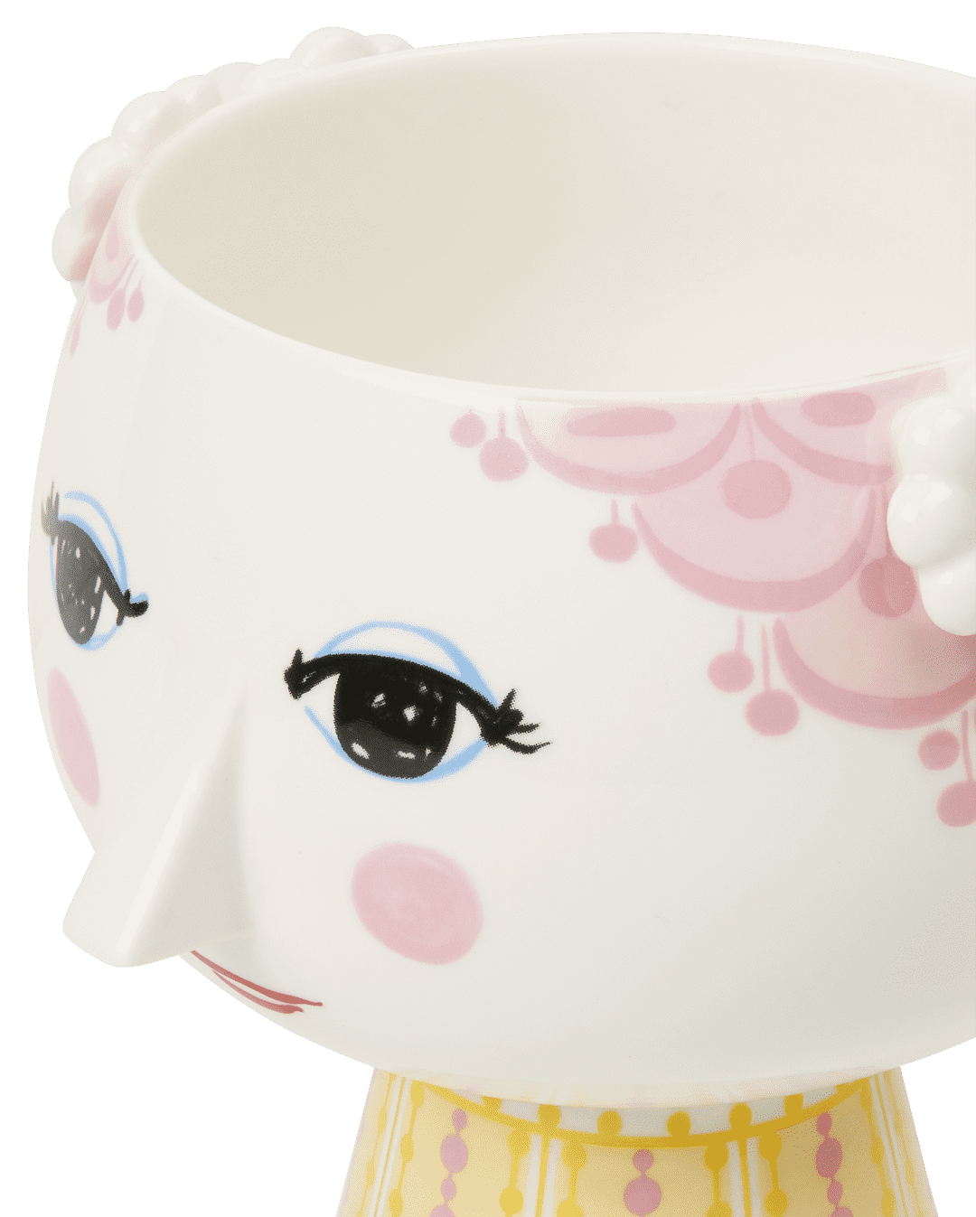 Flowerpot on Base Ø6.1 in Flowerpot on base Ø15.5 cm Pink