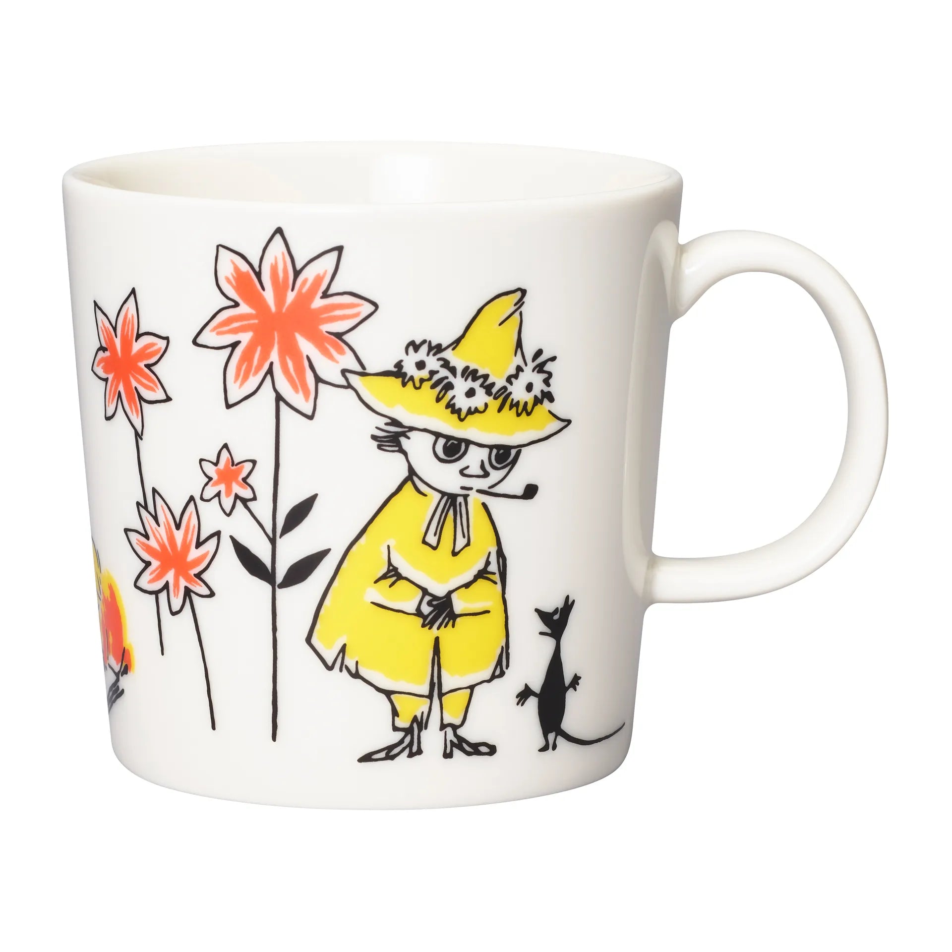 Moomin Arabia / iittala mug 300ml  / 10oz   Arabia x Red Cross Moomin mug ABC Snufkin