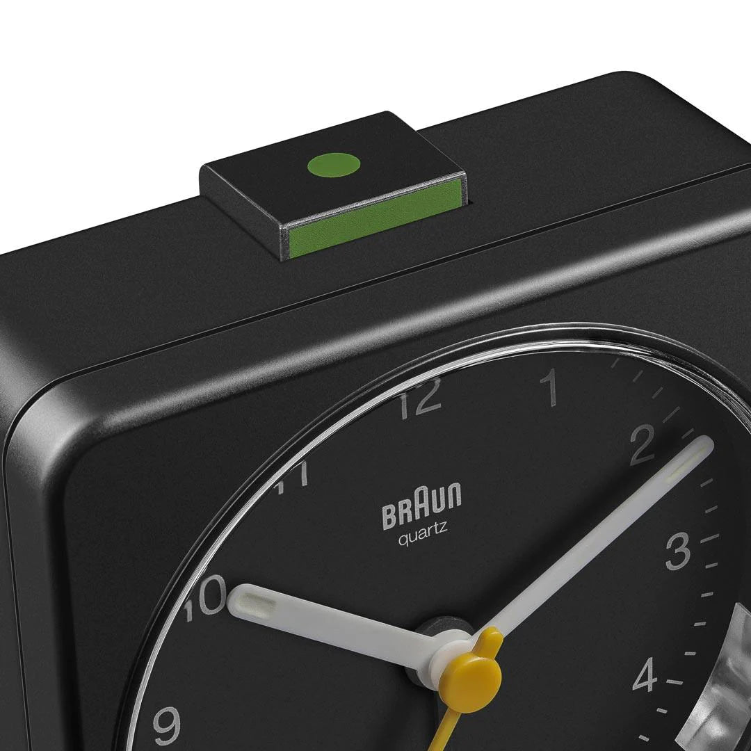 BC03B Braun Classic Analogue Alarm Clock  - Black