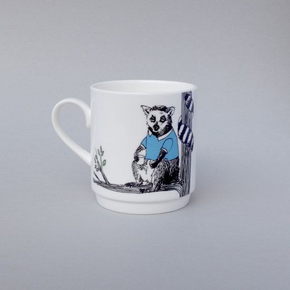 Stackable Coffee Cup Lemur