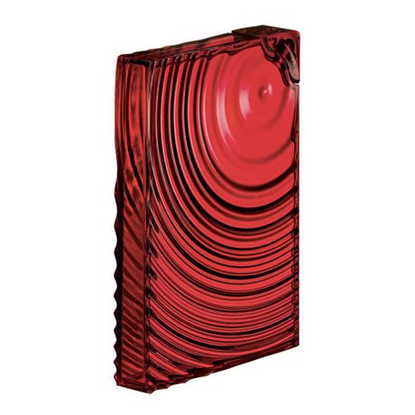 RIPPLES , FLAT Pack Water Bottle RED