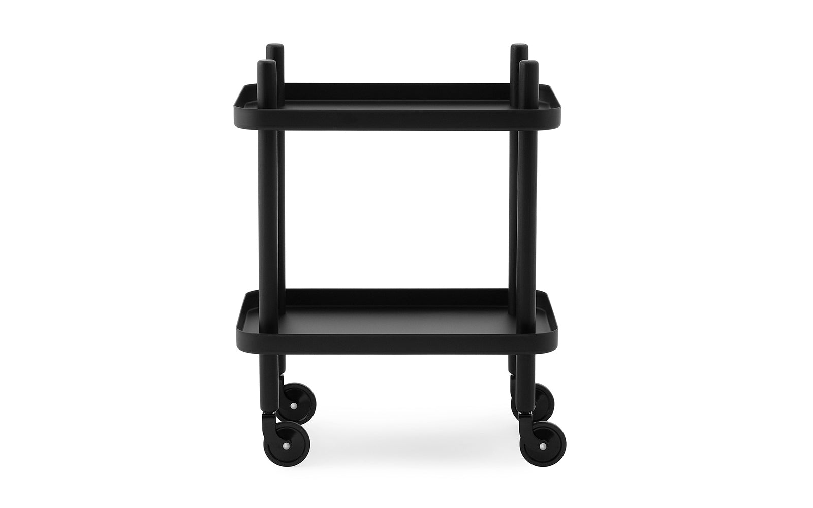 Block Table 64x50 cm Black/Black