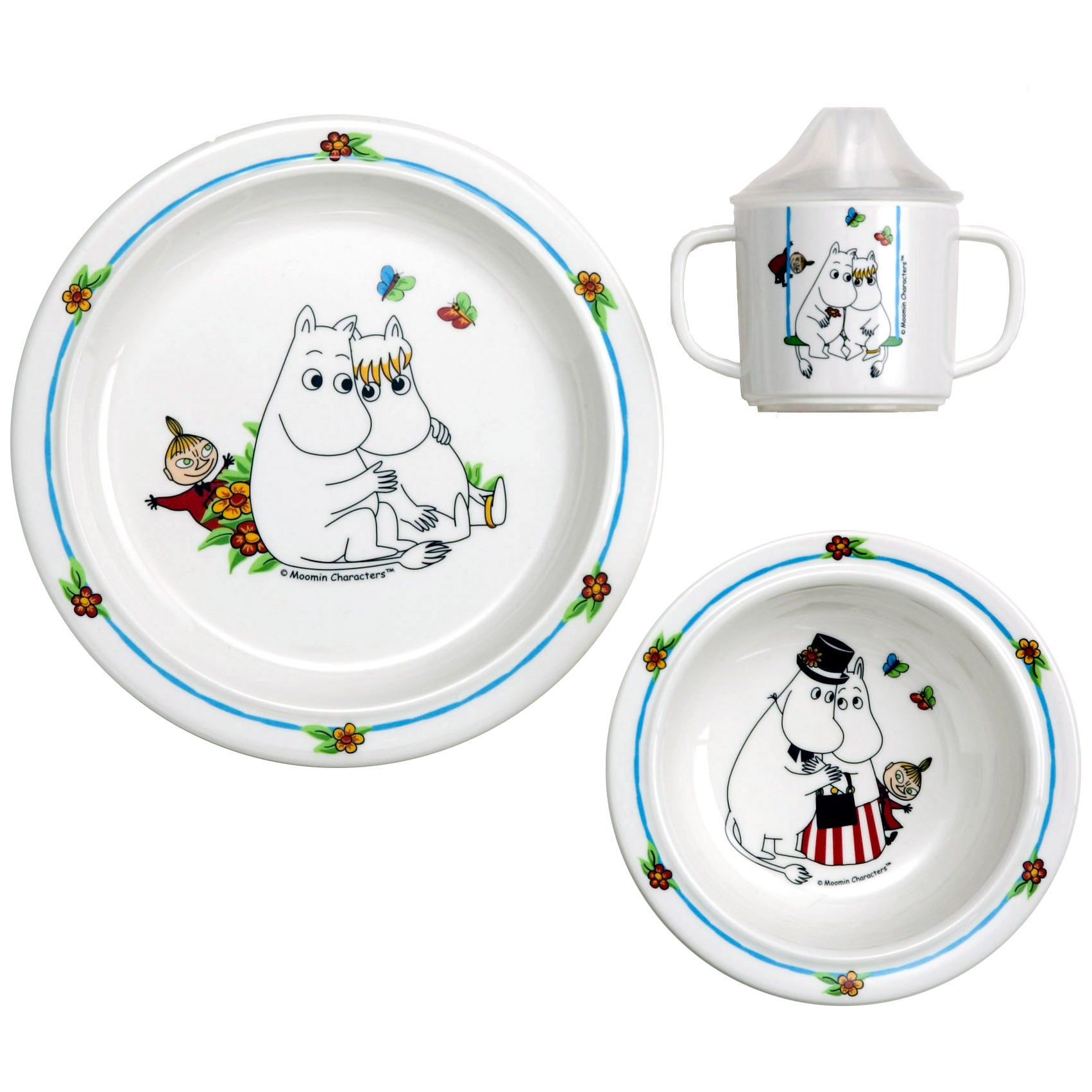 Children's dinnerware, Moomin "Gift set" 3 parts