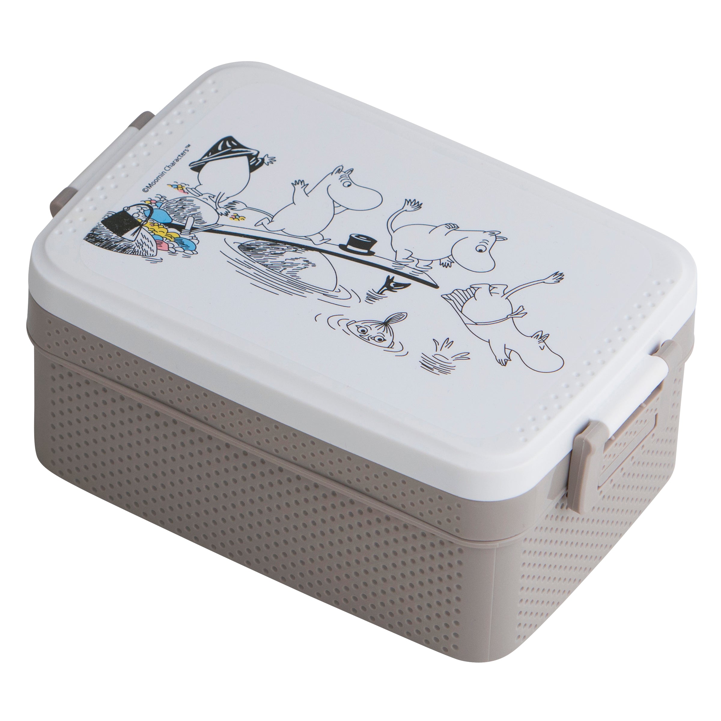 Moomin Lunchbox, Water & Bath, grey