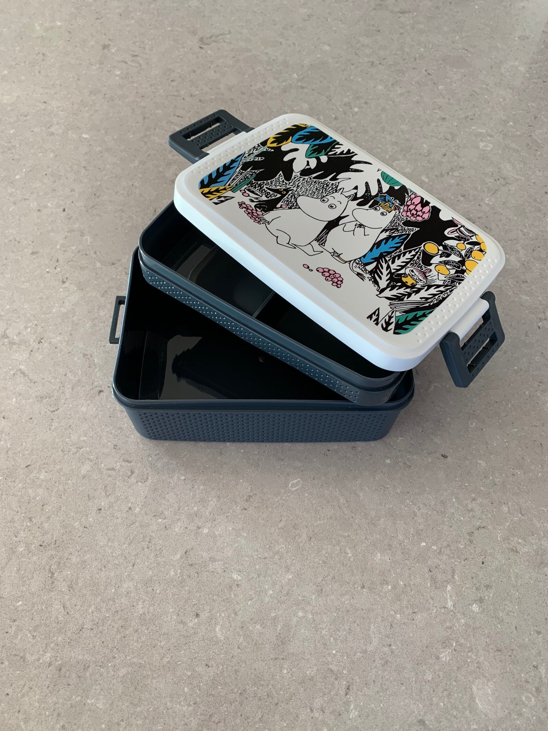 Moomin Lunchbox, jungle, grey