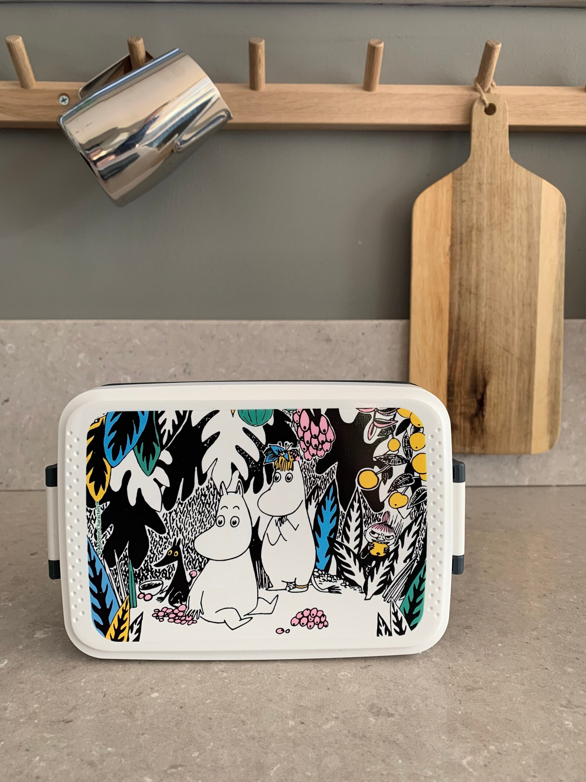 Moomin Lunchbox, jungle, grey