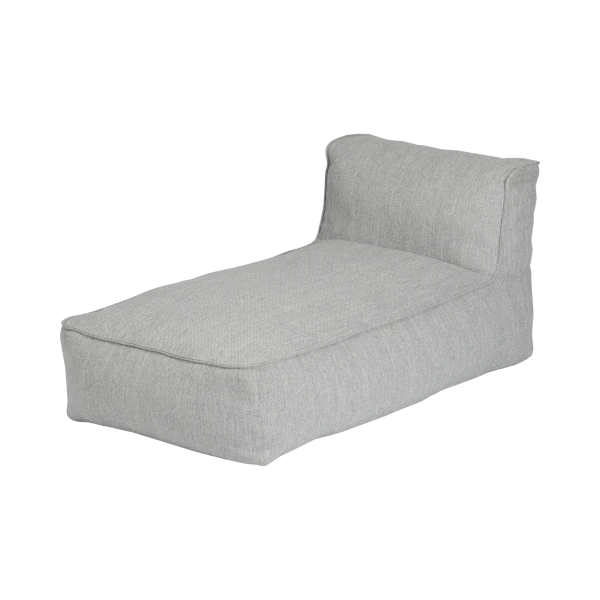 GROW Single Chaise Sectional Outdoor Patio Lounger Cloud