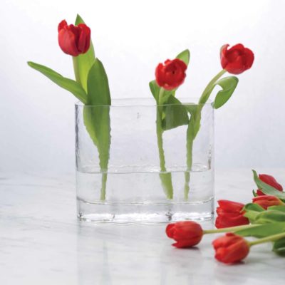 Sagaform Sea Glass vases Kosta Sweden clear tall