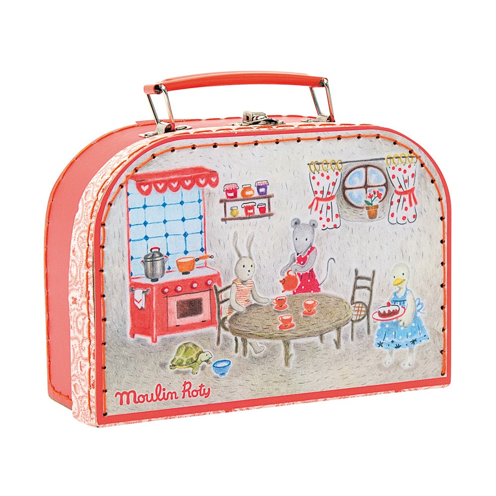 Grande Famille - Red Ceramic Tea Set