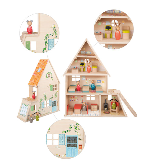 Grande Famille - Doll House with Furniture