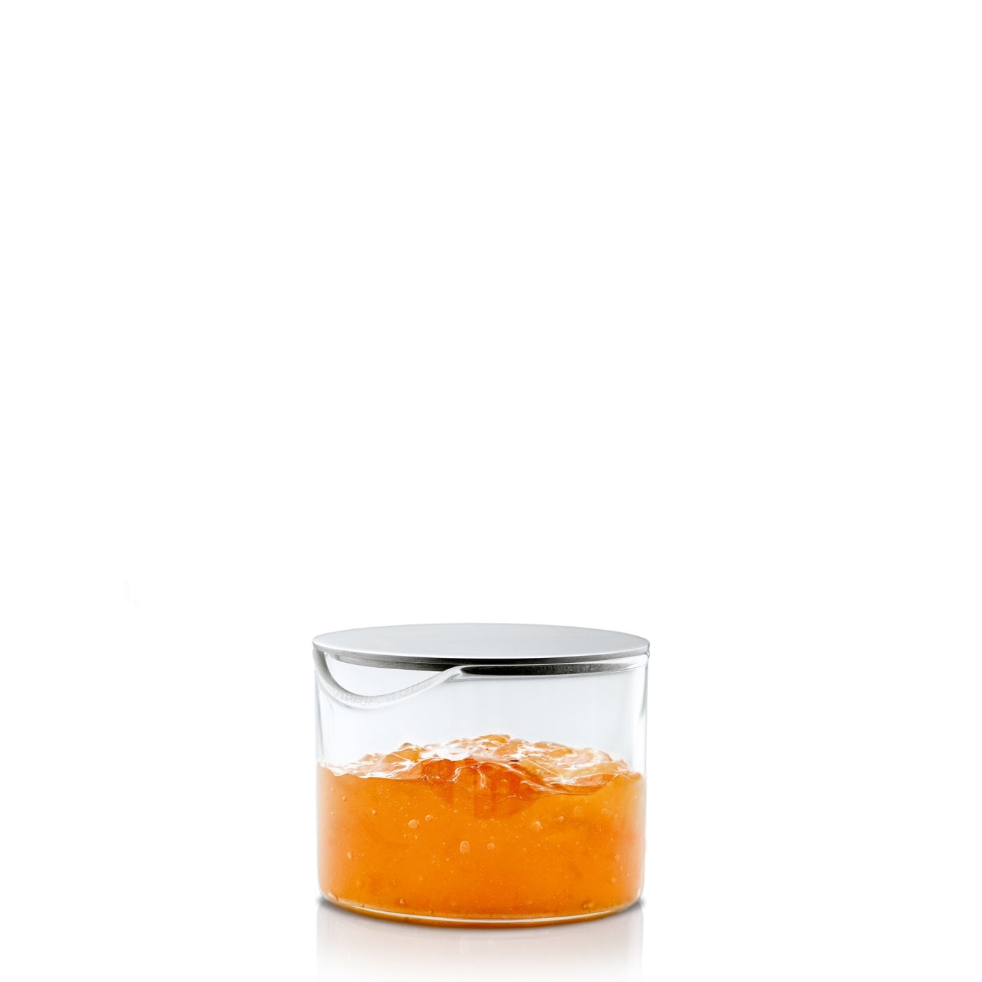 BASIC Condiment Glass with stainless steel lid
