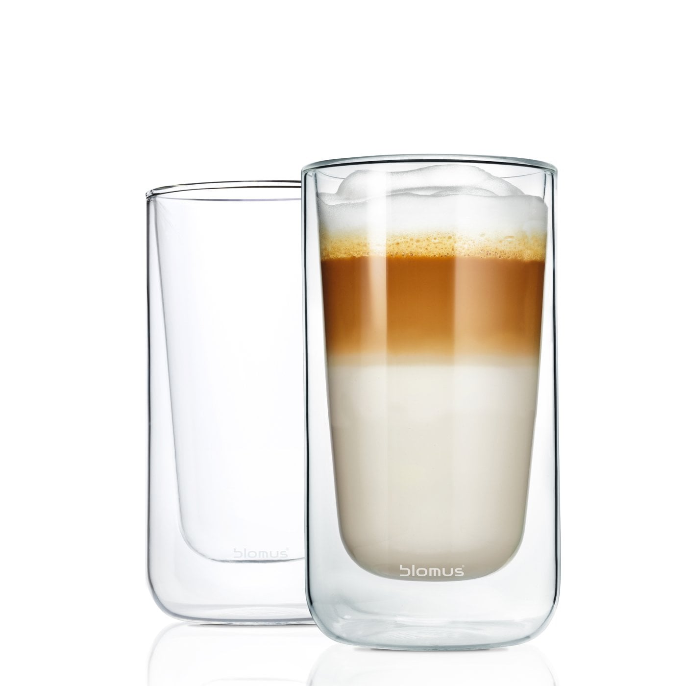 NERO 2 pc  Latte Macchiato Glass set 11 oz / 320 ml