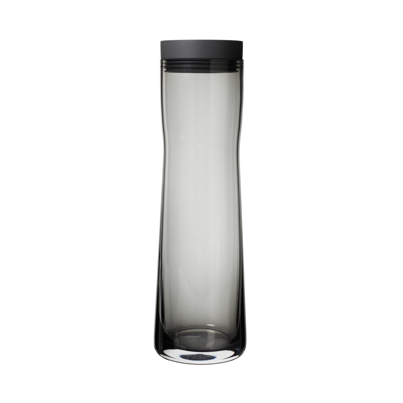 SPLASH Water Carafe Glass 1000 ml Smoked glass black lid