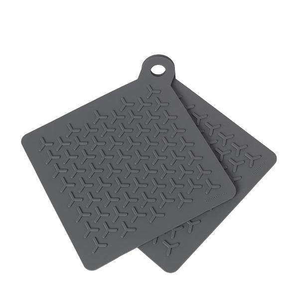 FLIP Set of 2 Pot Holders silicone ( multiple colours)