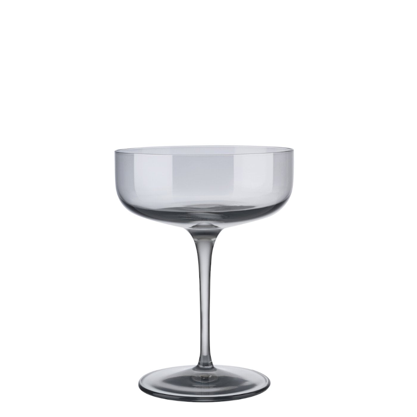 FUUM Set of 4 Champagne Saucers smoke