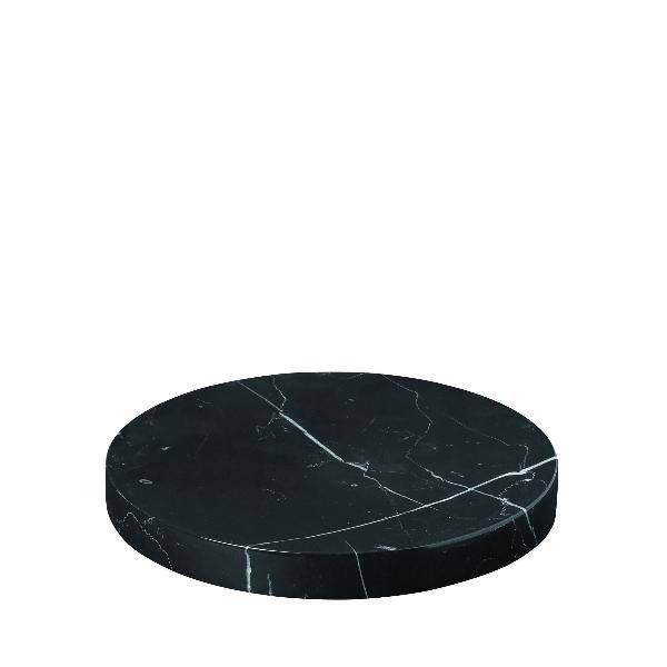 PESA  Marble Tray, Ø 19 cm Black