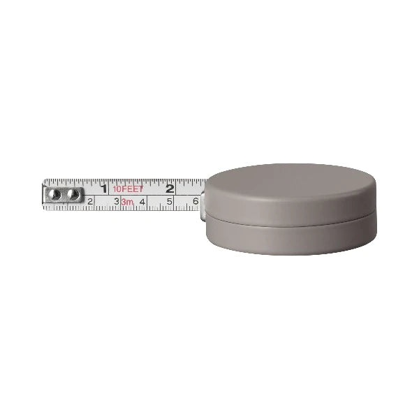 Gents stainless steel tape measure -Satellite (Taupe)