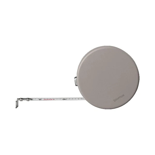 Gents stainless steel tape measure -Satellite (Taupe)