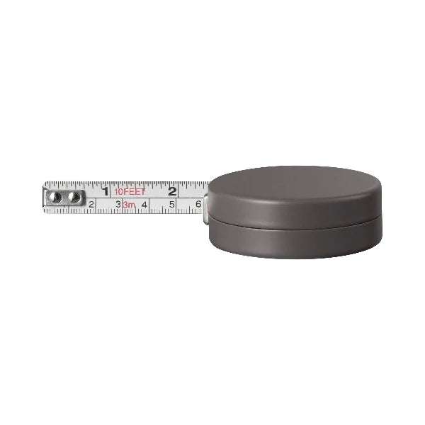 Gents stainless steel tape measure -warm grey
