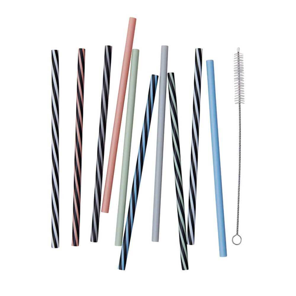 Design letters Straws 10pc