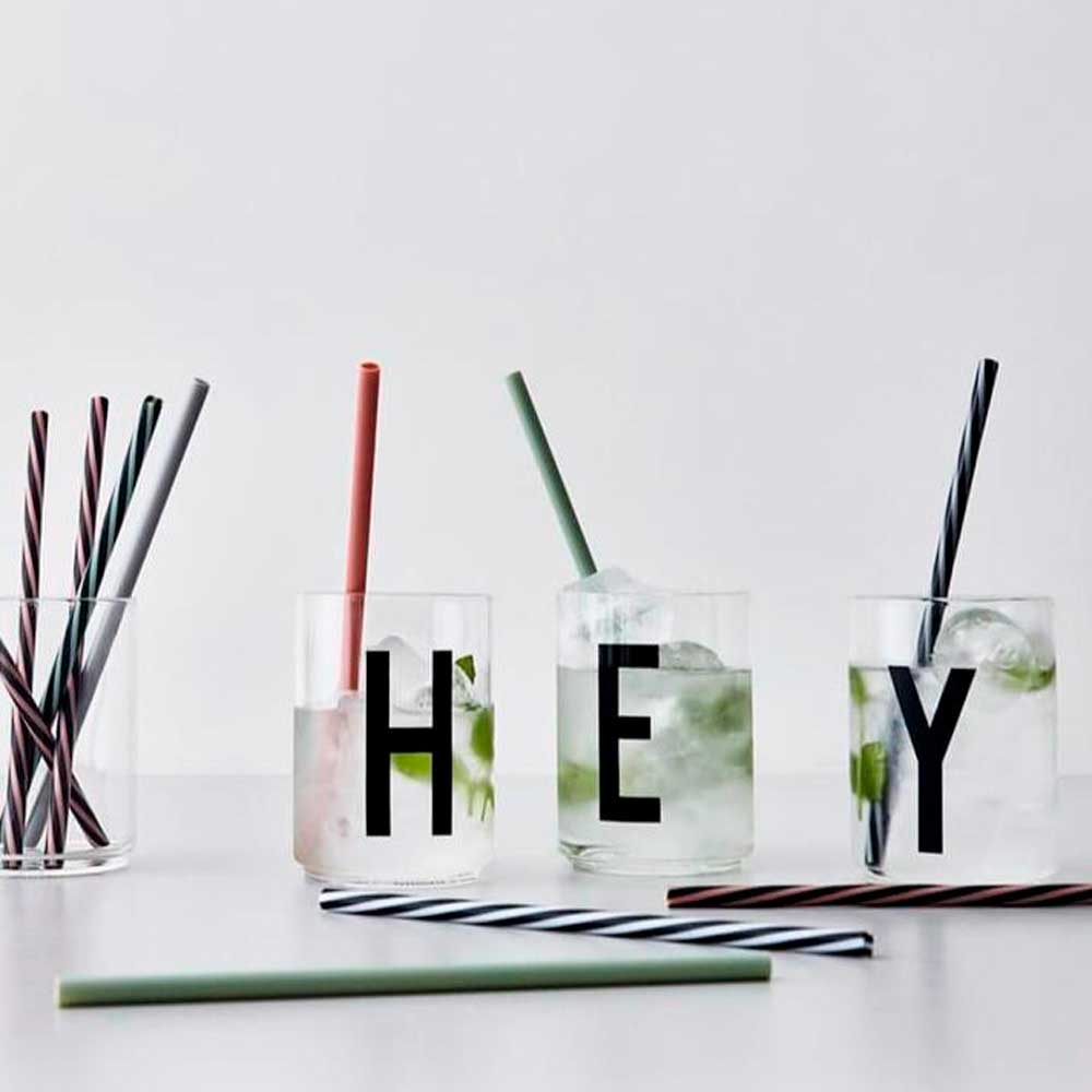 Design letters Straws 10pc