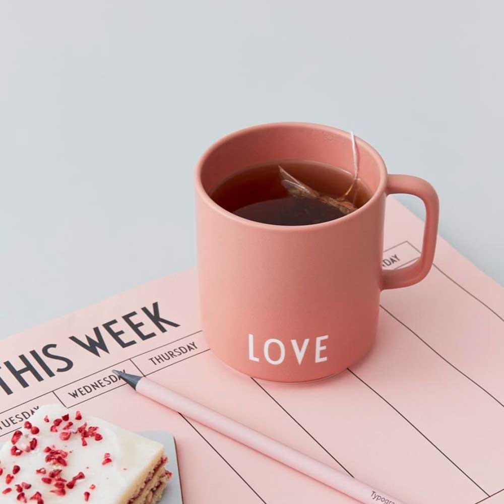 Favourite Cup with Handle mug LOVE ( Nude )
