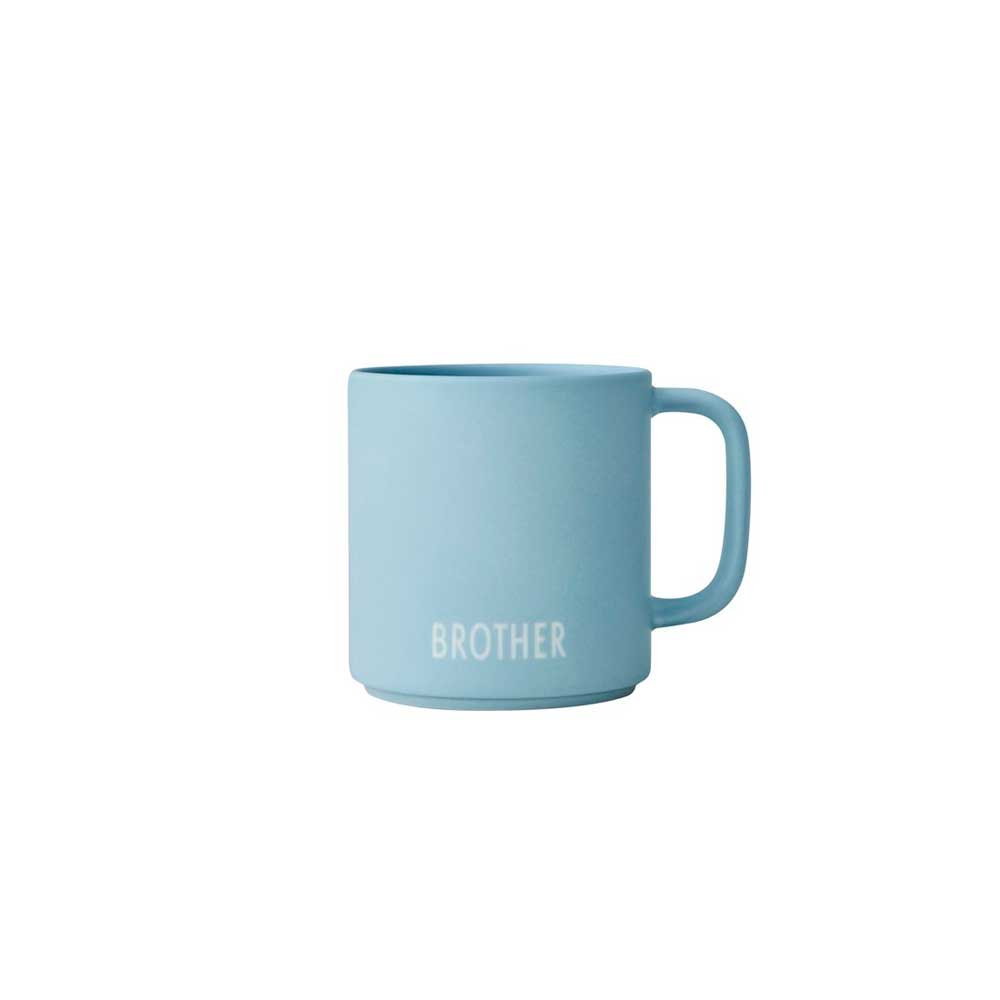 Favourite cup with handle mug SIBLINGS BROTHER ( Light blue )