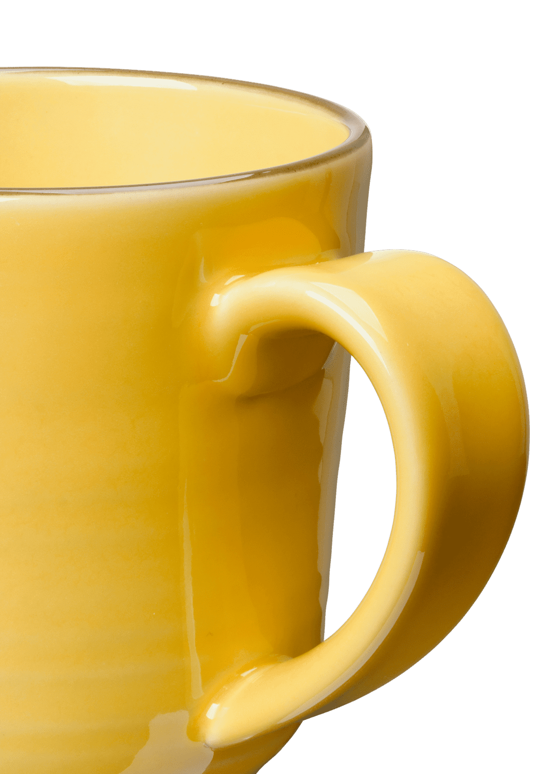 Colore Mug with handle 33cl saffron yellow