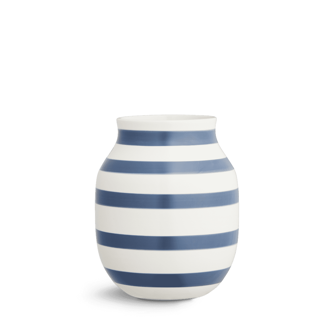 Omaggio Vase Blue H20 cm H: 7.9" Ø: 6.3"