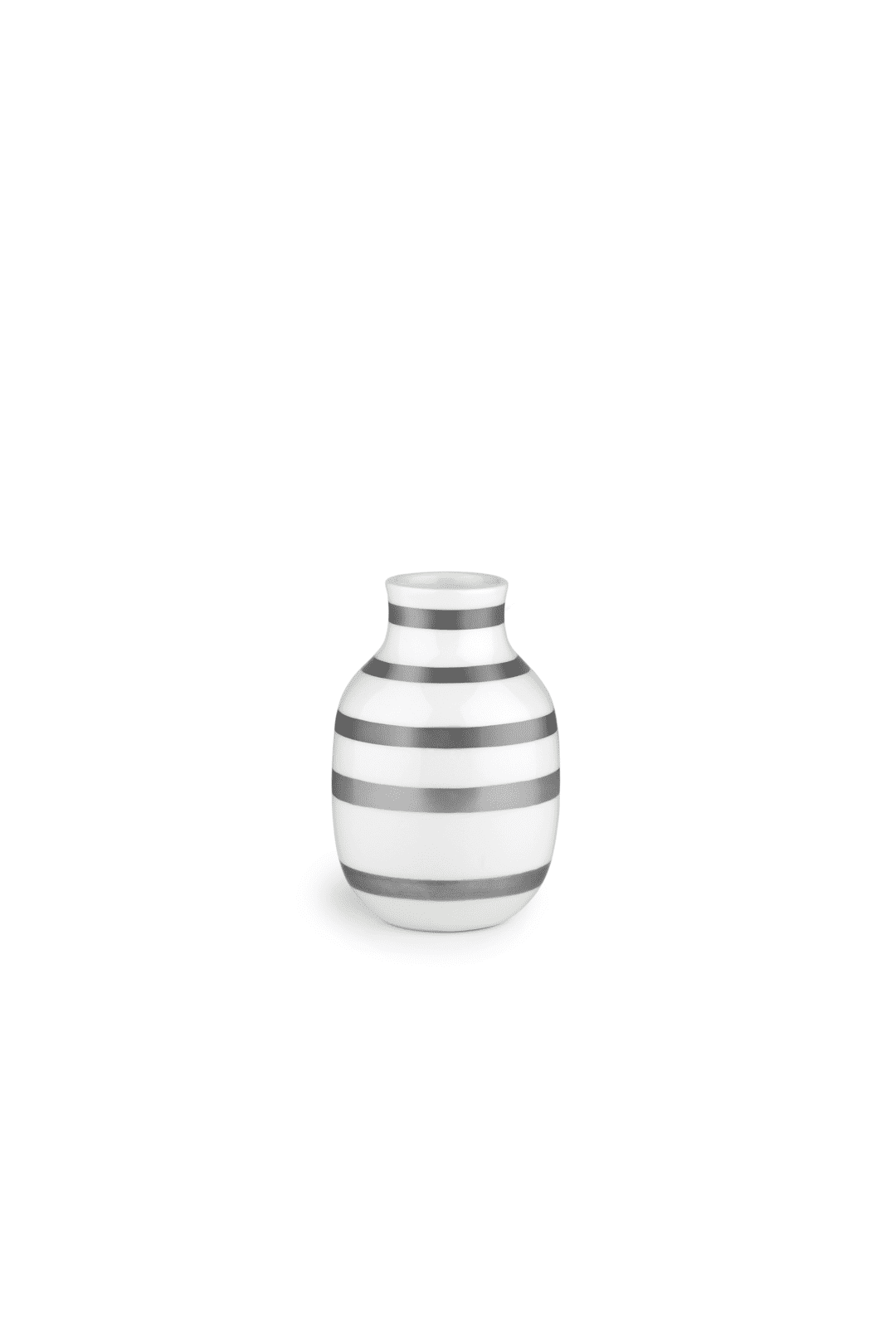 Omaggio Vase silver H12.5 cm H: 4.9" Ø: 3.1