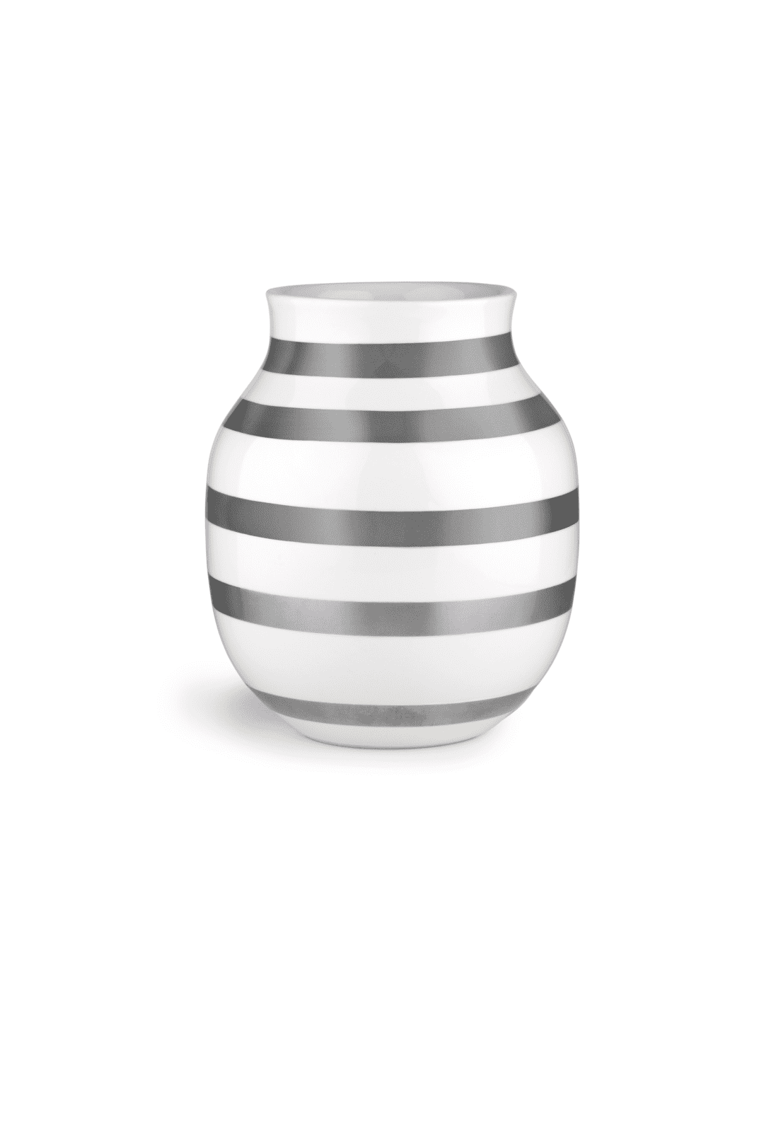 Omaggio Vase silver H20 cm  H: 7.9" Ø: 6.3"