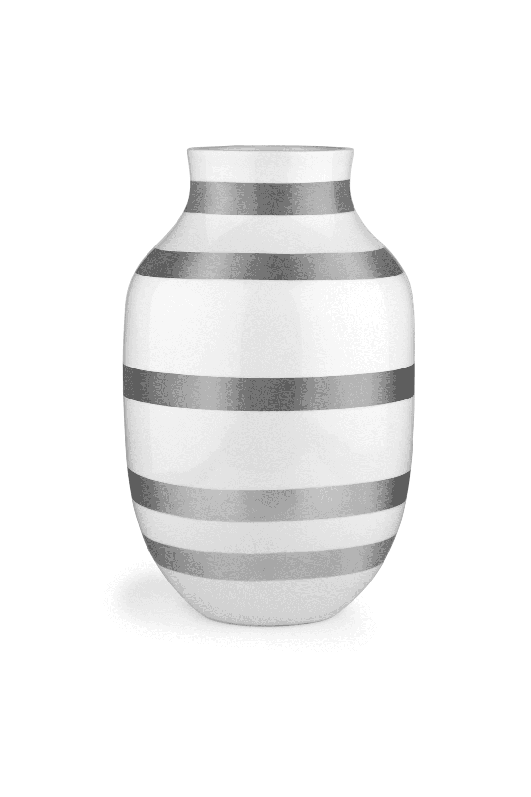 Omaggio Vase silver  H31 cm H: 12.2" Ø: 7.5"