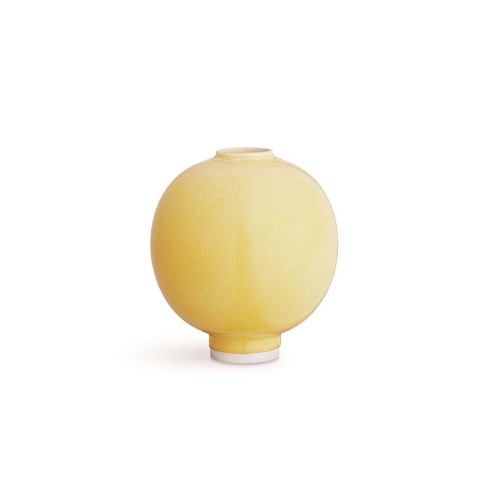 Kähler Unico Vase H17 Ocker / yellow