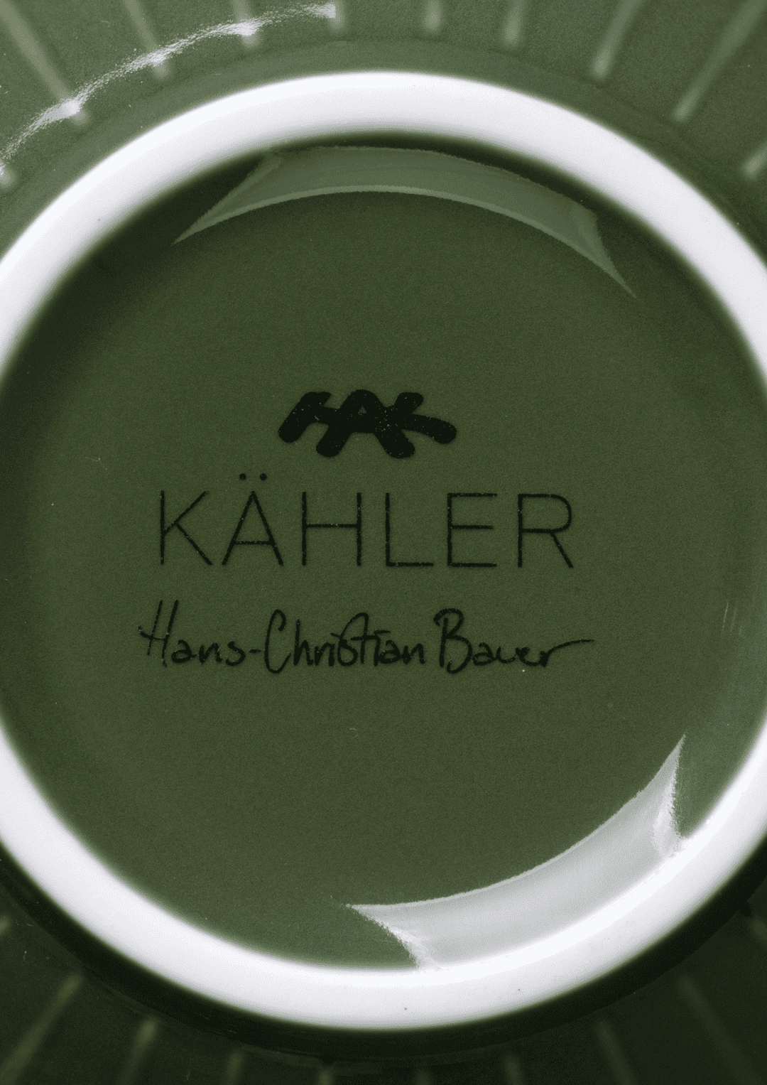 Kähler Hammershoi Mug 33 cl Dark green