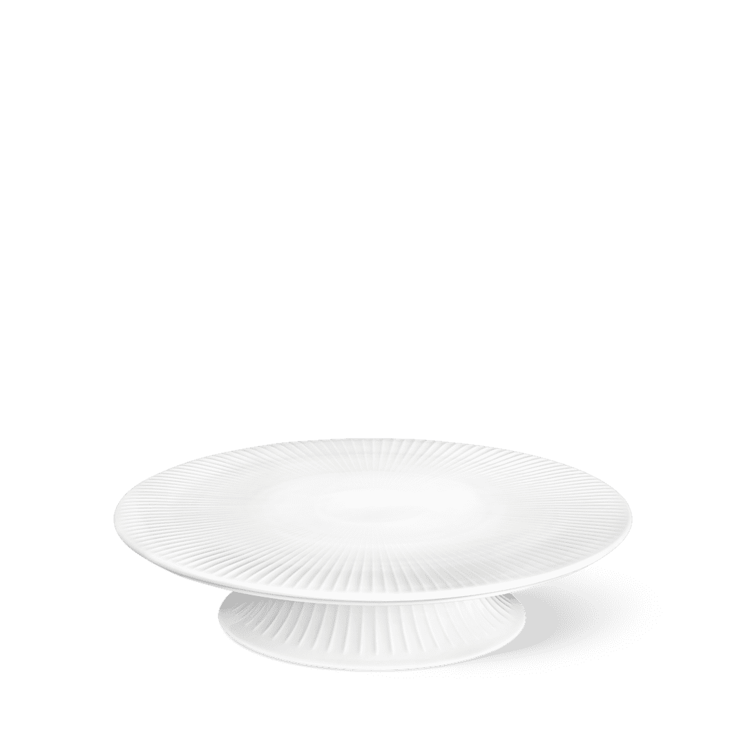 Hammershøi Cake dish white  30 cm H: 2.8" Ø: 11.8"
