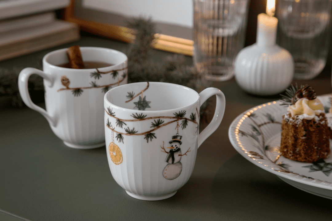 Hammershøi Christmas Mug 33 cl  2019 white w. deco