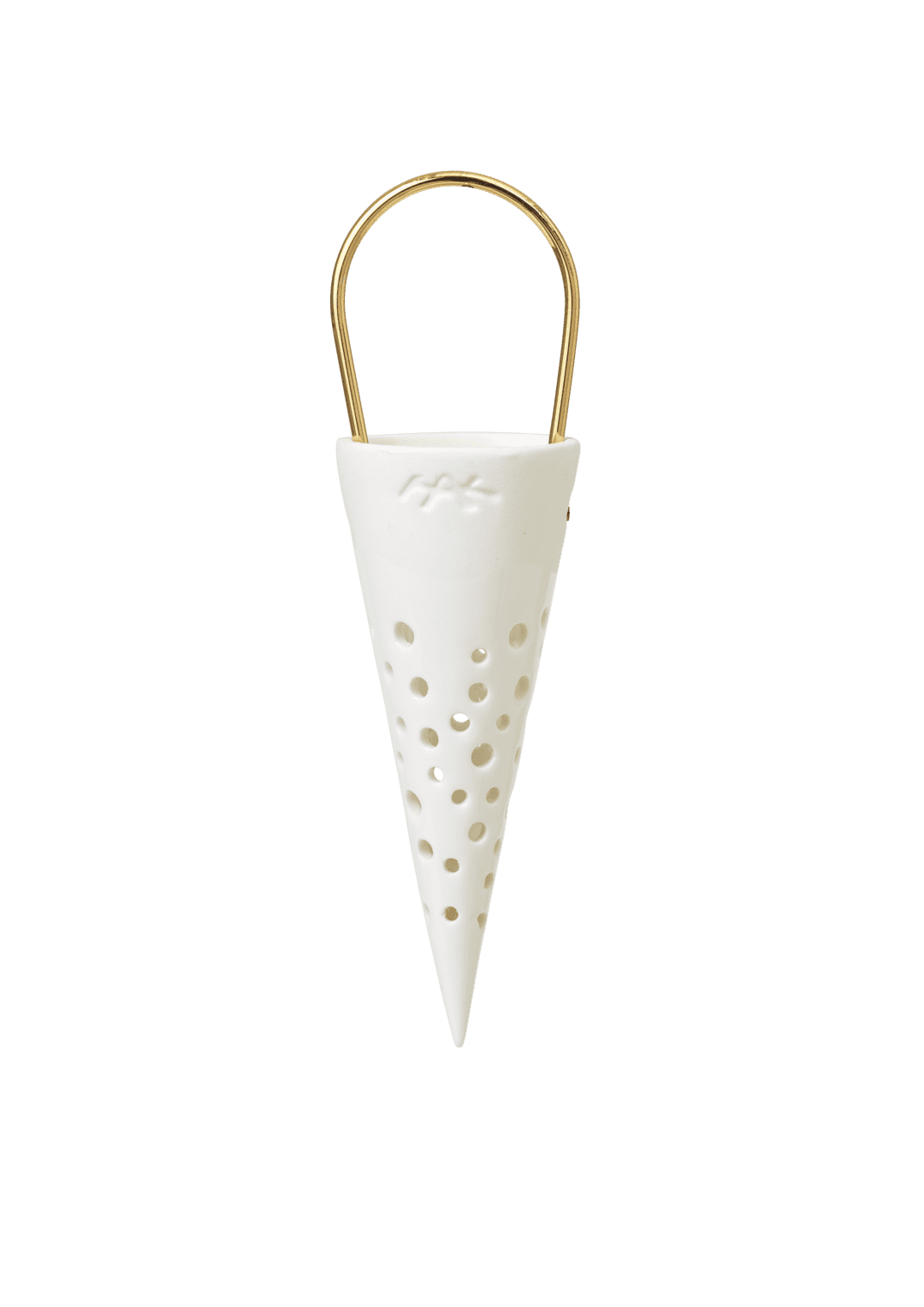 Nobili Cone H15.5 H: 6.1" Ø: 1.8" snow white