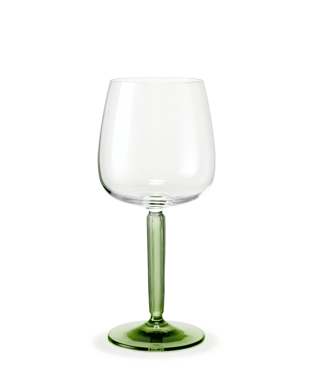 Hammershøi Red Wine Glass Green 2 pcs.49cl  H: 8.3" Ø: 3.7" 16.6 oz