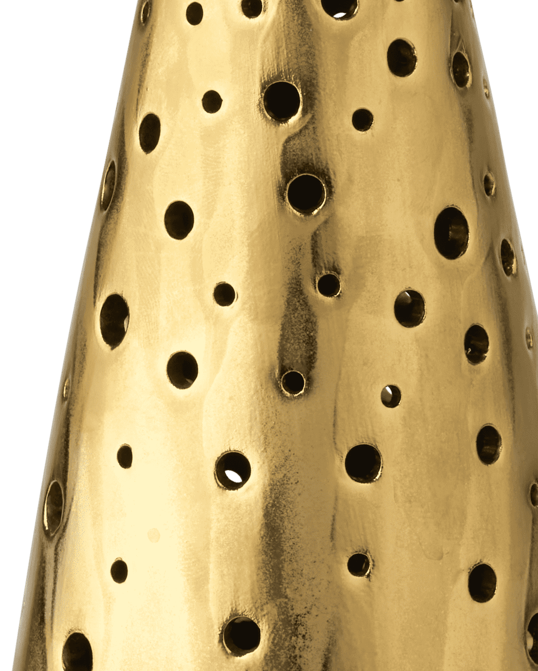 Nobili Tealight holder H30 high gold H30 H: 11.8" Ø: 4.7"