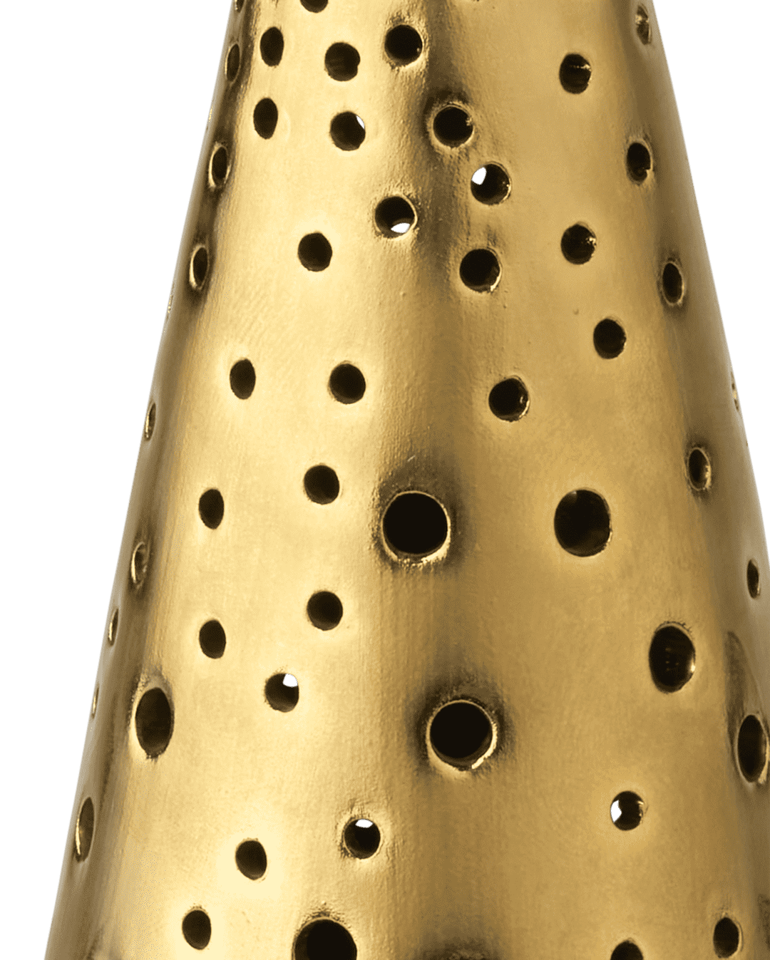 Nobili Tealight holder H25.5 high gold H: 10" Ø: 4.1"