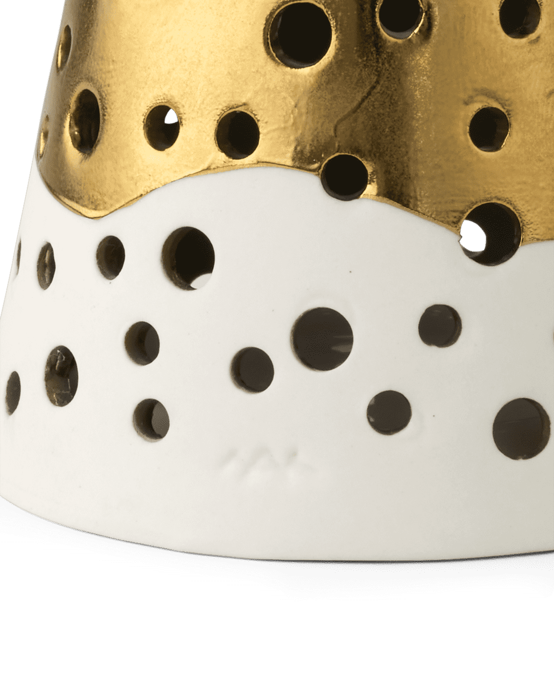 Nobili Tealight holder H19 high gold H19 H: 7.5" Ø: 3.1"