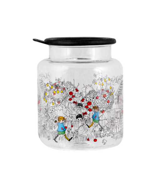 Glass jar with silicone lid 2L, The way home