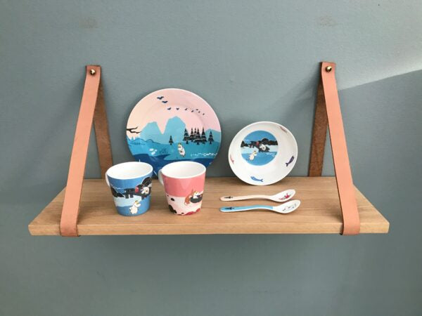MOOMIN small bowl "Forest & Lake" blue