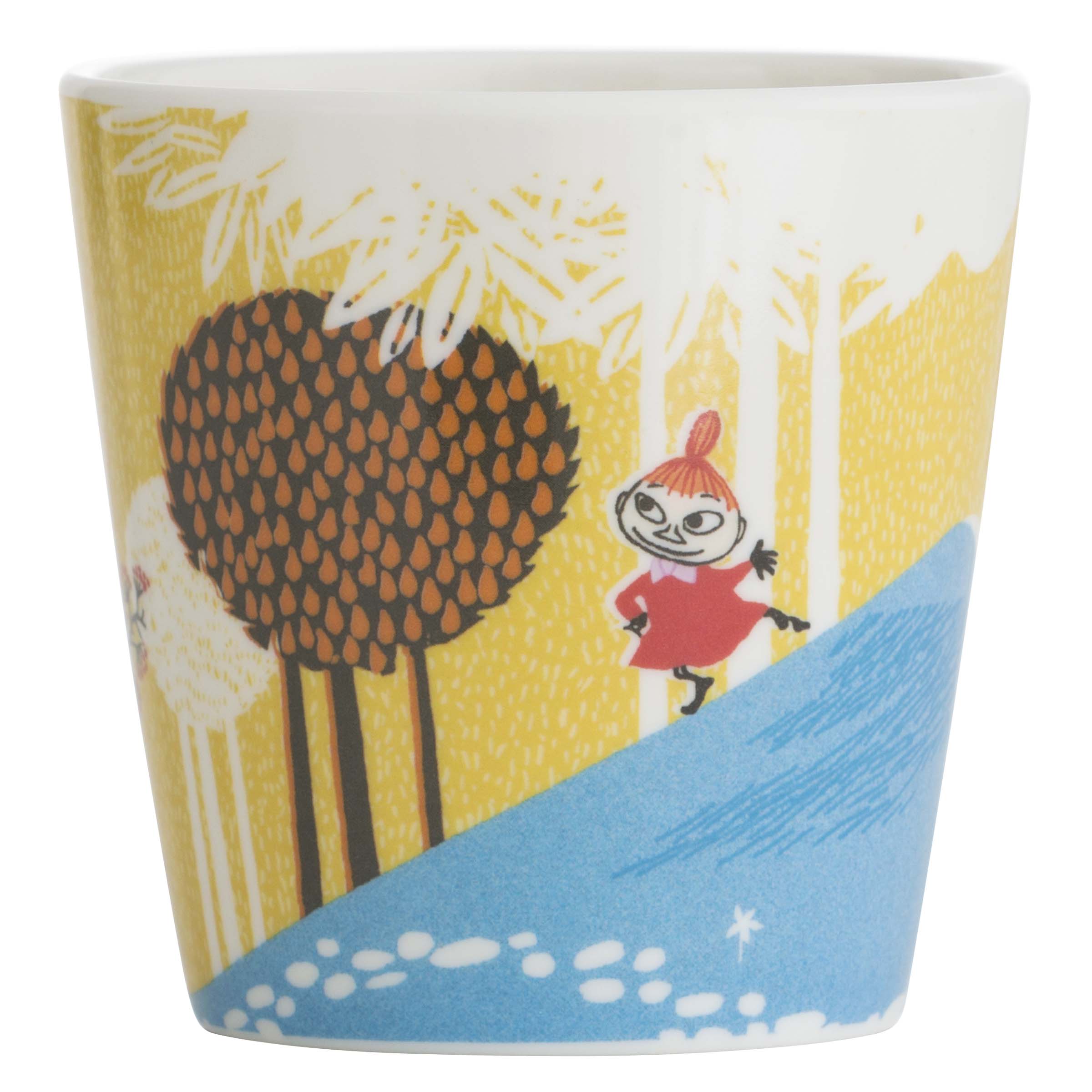 Moomin mug "Forest & Lake" yellow