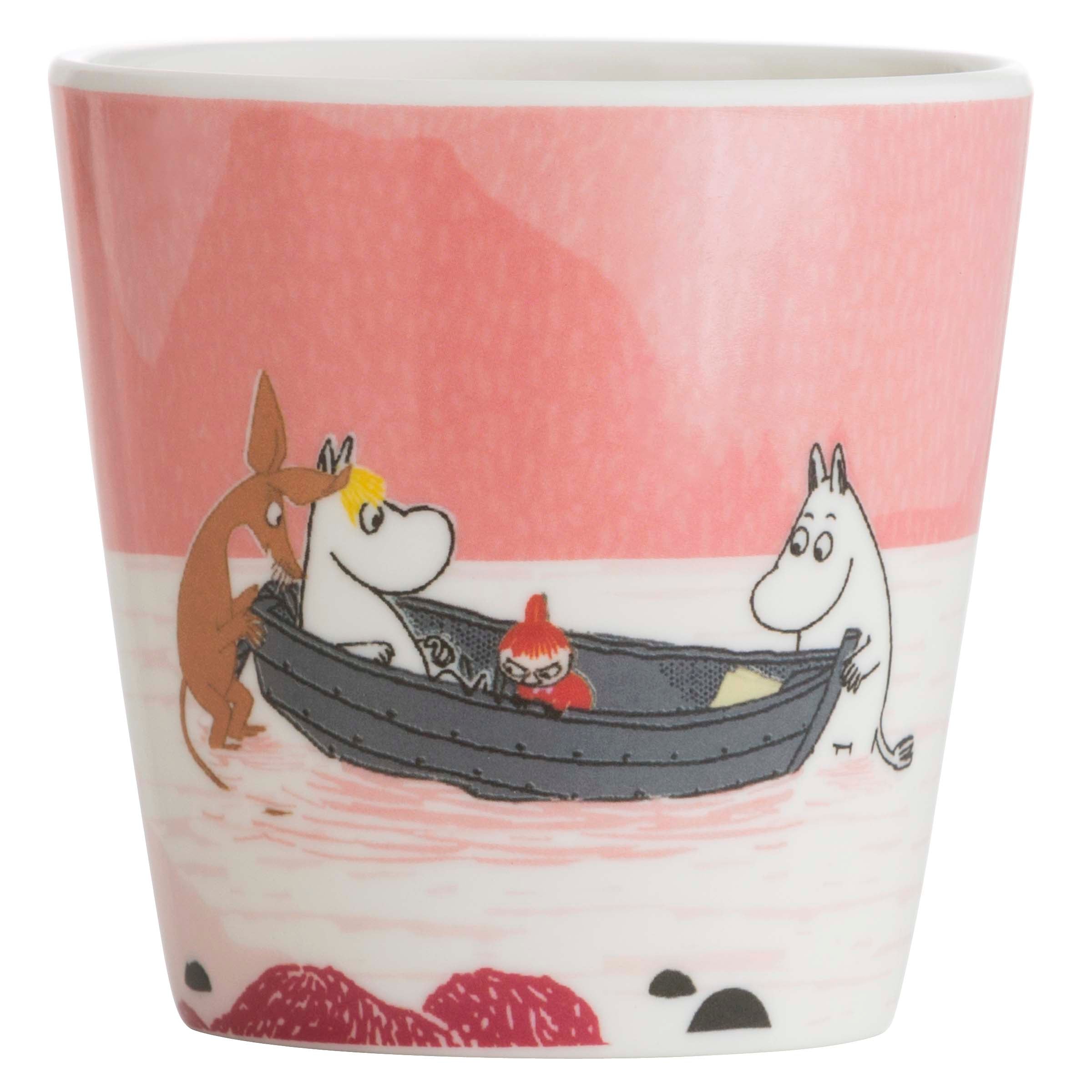 Moomin mug "Forest & Lake" pink