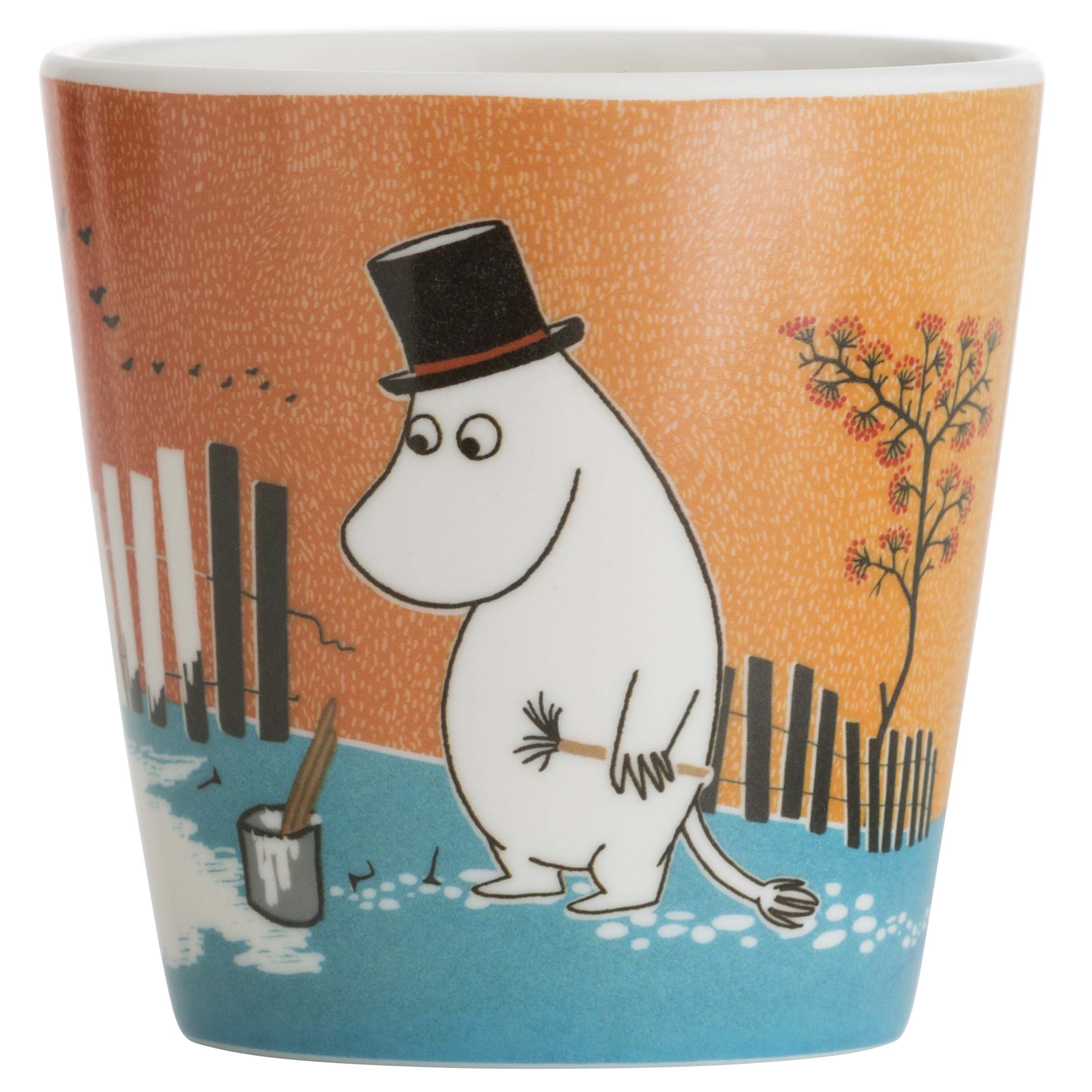 Moomin mug "Forest & Lake" orange