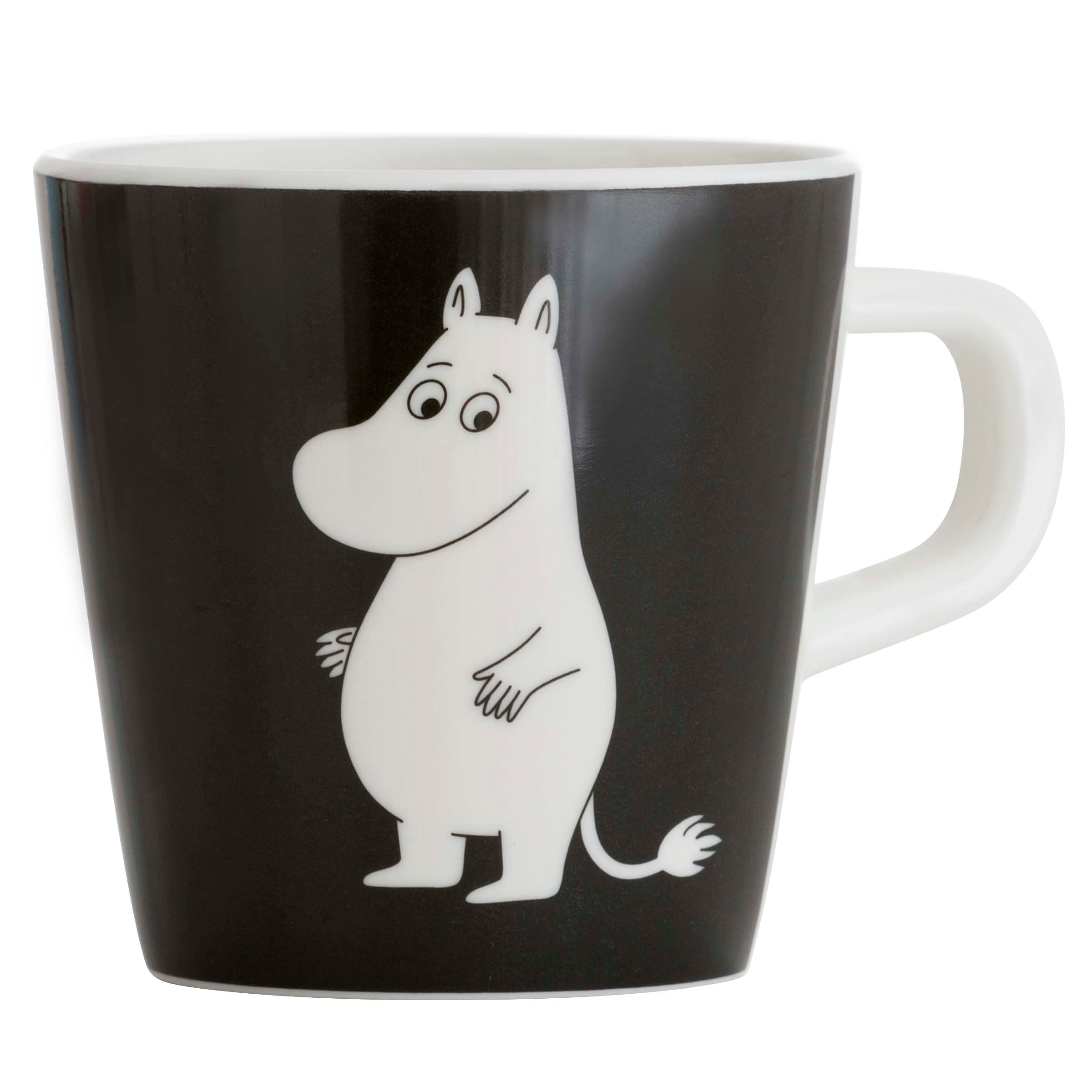 Moomin mug "Water & Bath", black